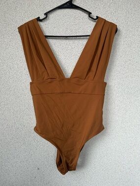 Monday Swimwear Aruba One Piece Toffee Size Medium, NWT